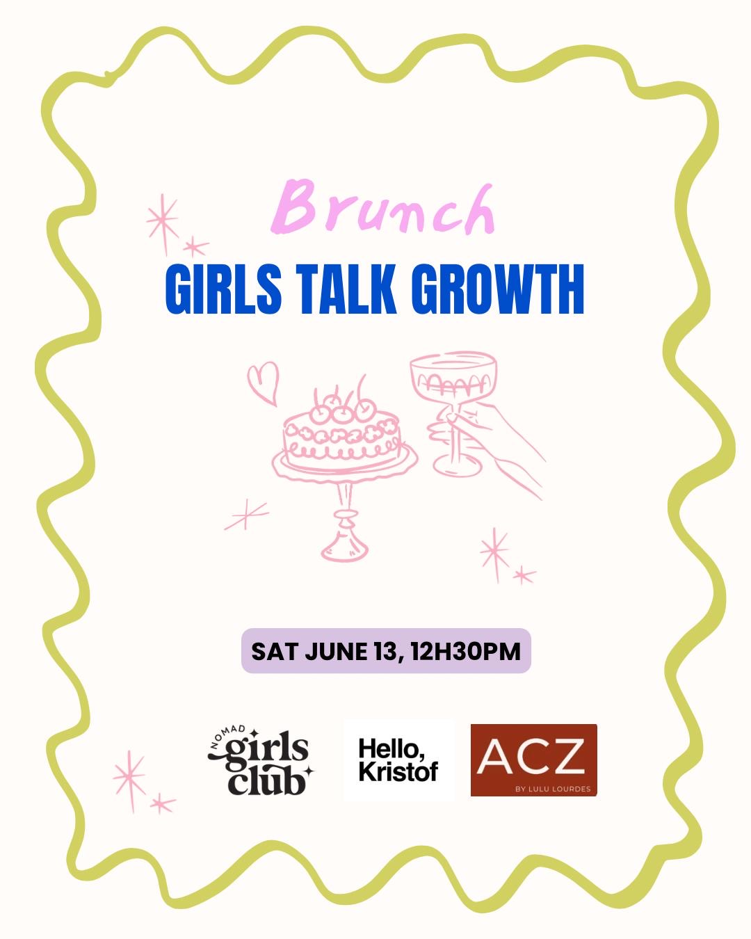 NGC Girls Talk Growth brunch poster