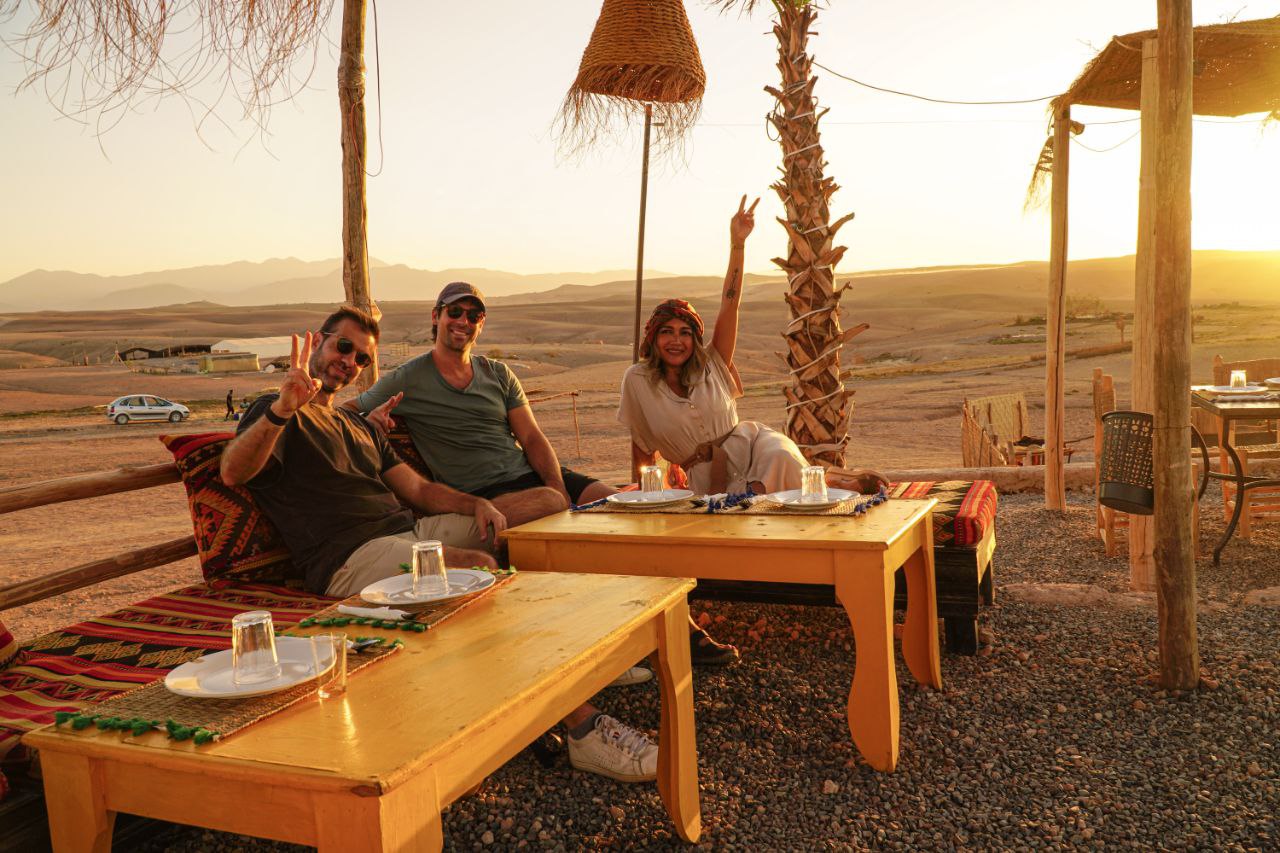 Dinner gathering in Marrakech