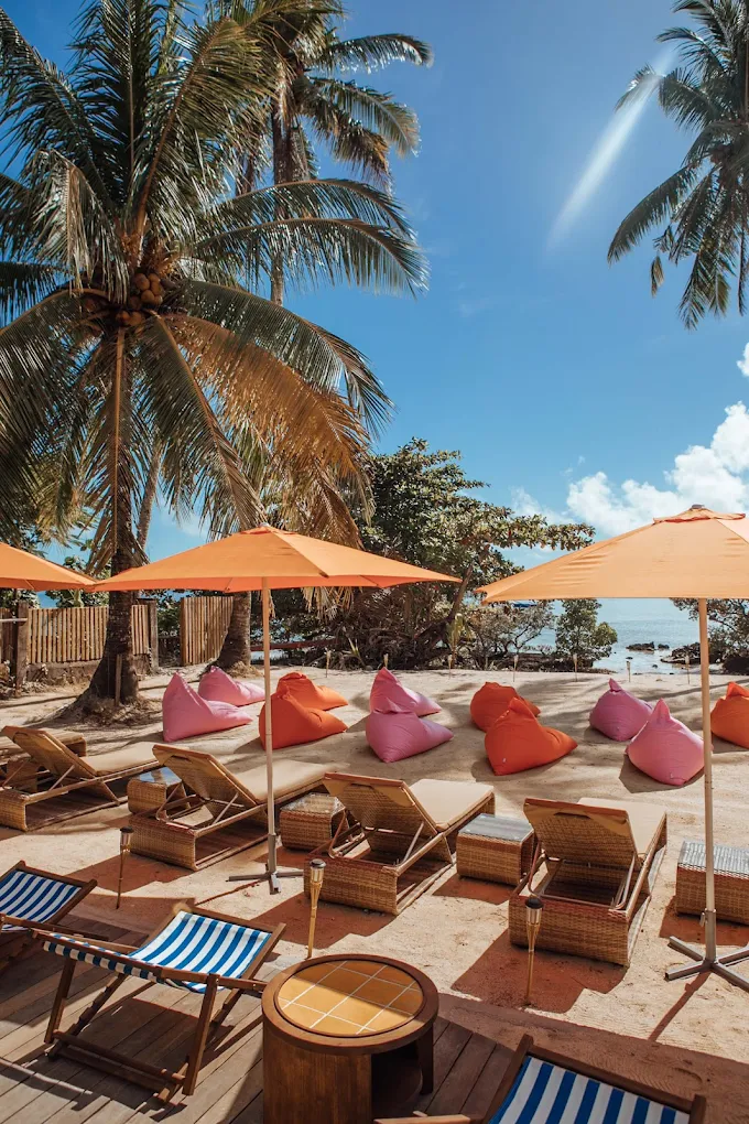 Beachside lounge in Siargao