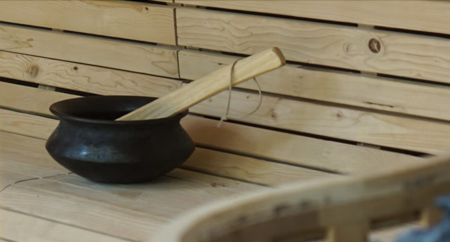 Recovery sauna detail